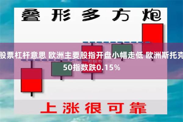 股票杠杆意思 欧洲主要股指开盘小幅走低 欧洲斯托克50指数跌0.15%